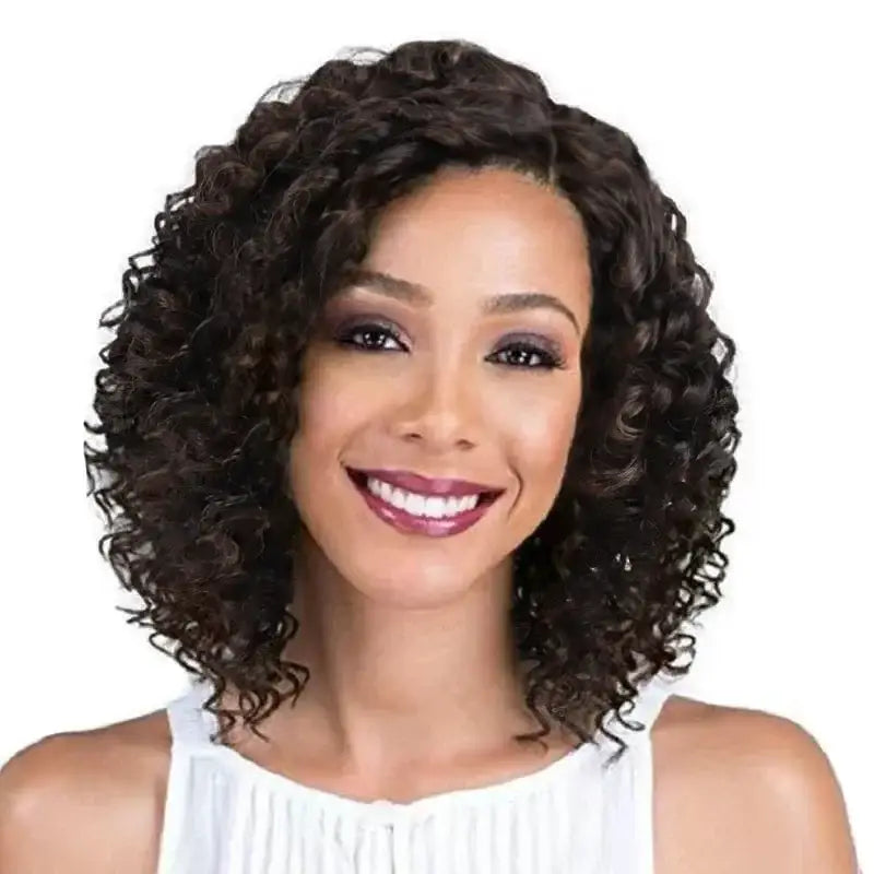 New Arrivals: Afro Black Curly Wigs to Elevate Your Style - Mix Brown