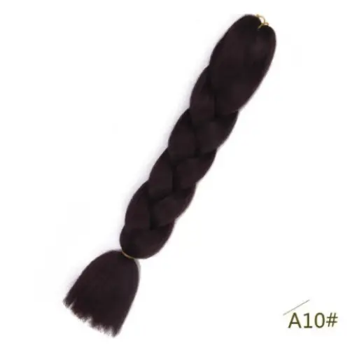 New Arrivals: Black Star Jumbo Braiding Hair for Unique Styles - A10 / 24inches / 1Pcs/Lot