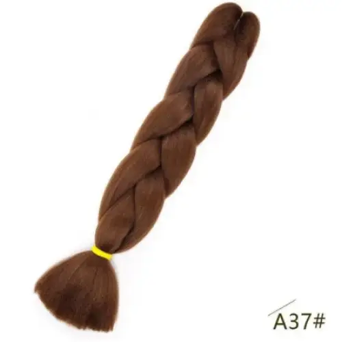 New Arrivals: Black Star Jumbo Braiding Hair for Unique Styles - A37 / 24inches / 1Pcs/Lot