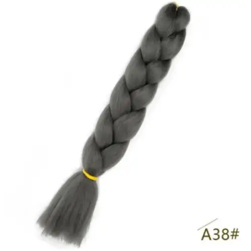 New Arrivals: Black Star Jumbo Braiding Hair for Unique Styles - A38 / 24inches / 1Pcs/Lot