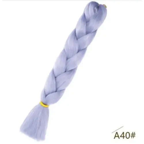 New Arrivals: Black Star Jumbo Braiding Hair for Unique Styles - A40 / 24inches / 1Pcs/Lot