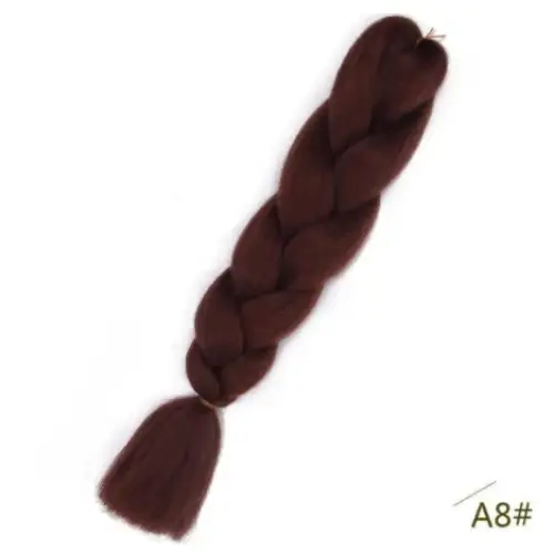 New Arrivals: Black Star Jumbo Braiding Hair for Unique Styles - A8 / 24inches / 1Pcs/Lot