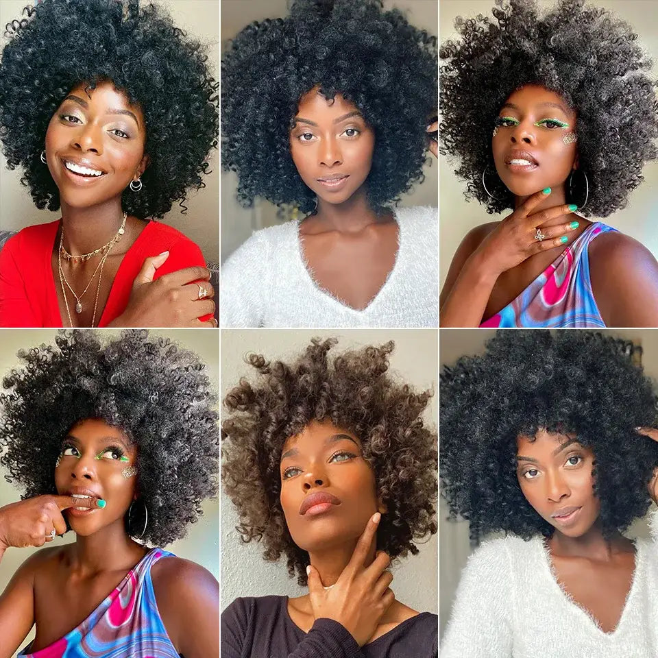 New Arrivals: Embrace Short Afro Kinky and Kinky Curly Wigs