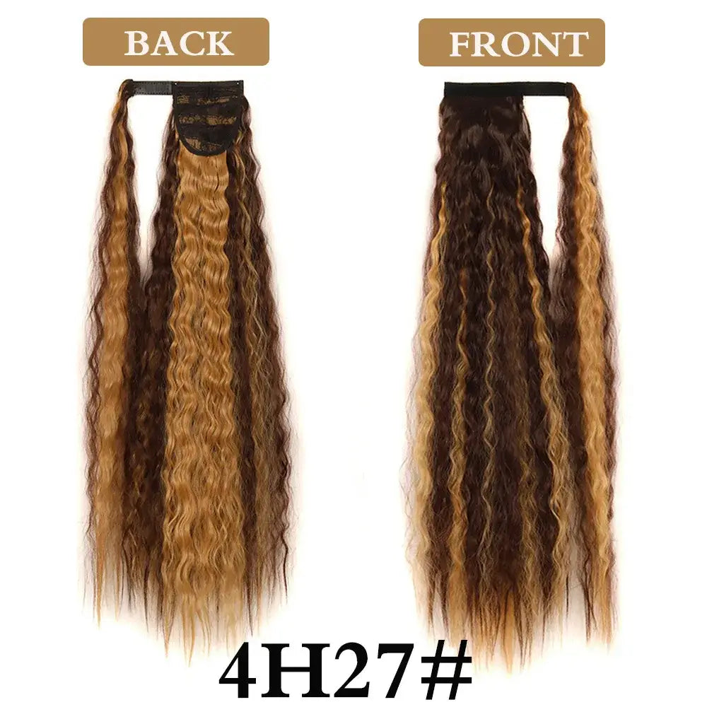 New Arrivals: Long Synthetic Corn Wavy Hairstyles and Wigs - MST8568-4H27 / 32inches