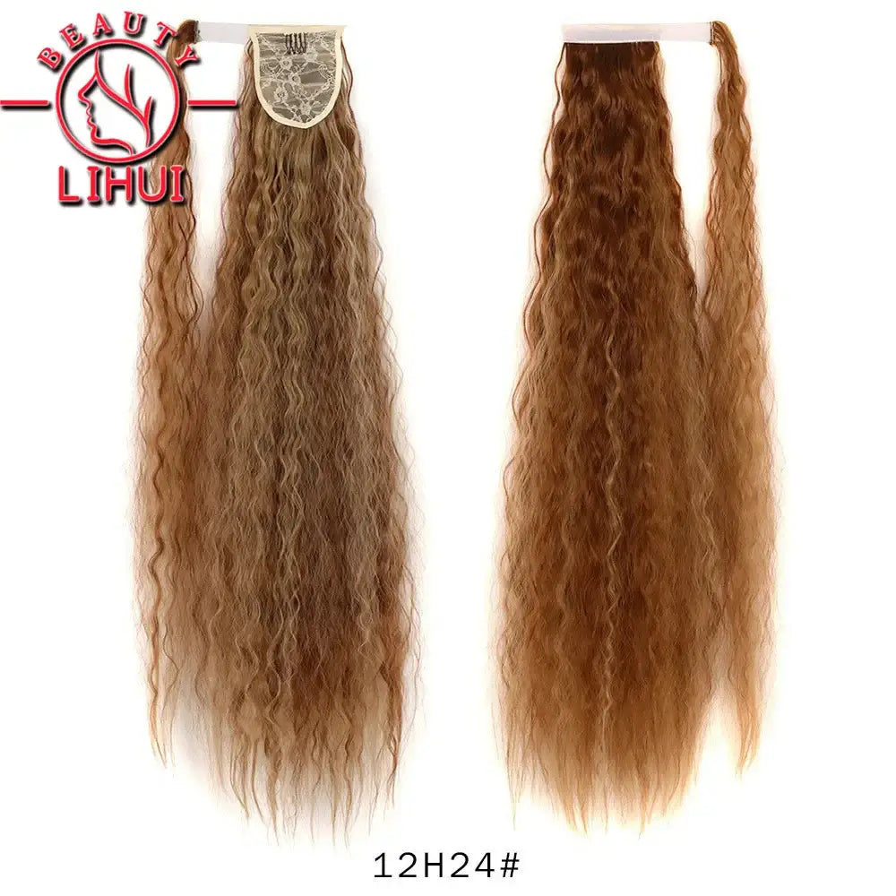 New Arrivals: Long Synthetic Corn Wavy Hairstyles and Wigs - MST8568-12H24 / 32inches