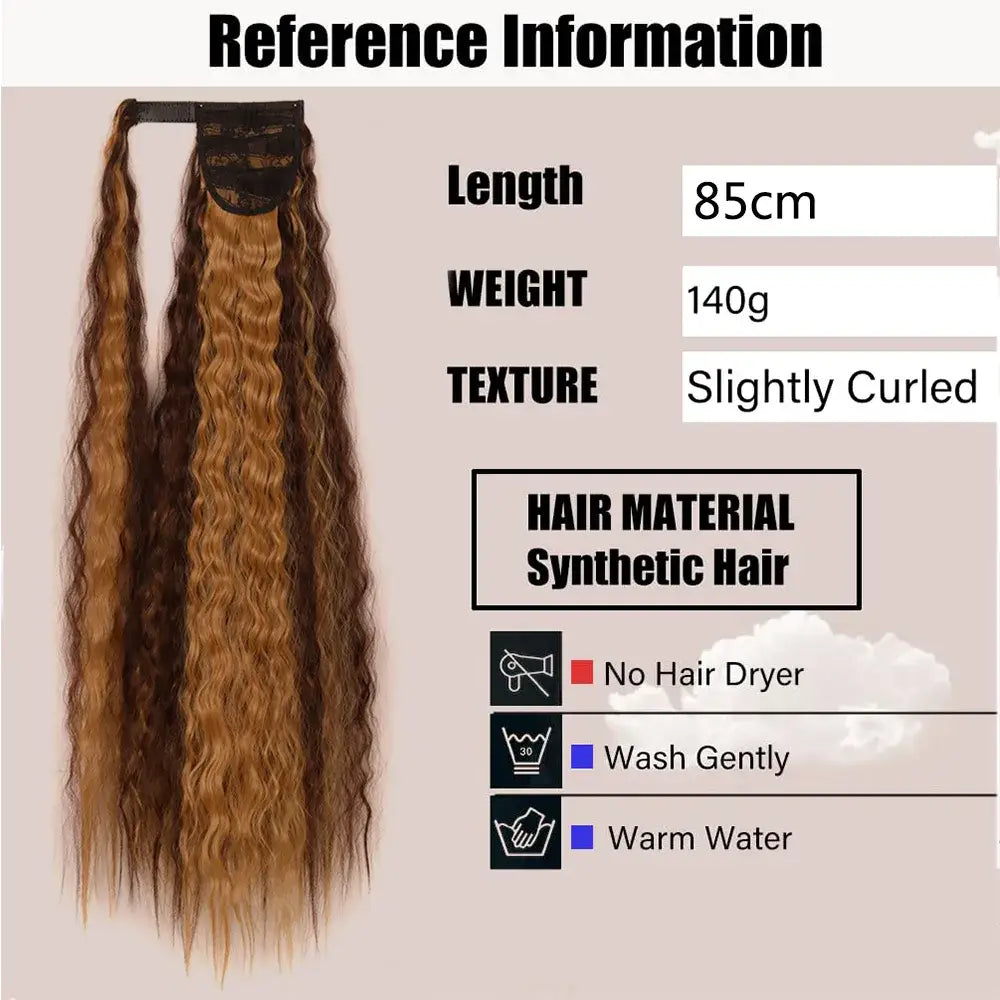 New Arrivals: Long Synthetic Corn Wavy Hairstyles and Wigs