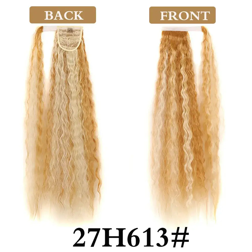 New Arrivals: Long Synthetic Corn Wavy Hairstyles and Wigs - MST8568-27H613 / 32inches