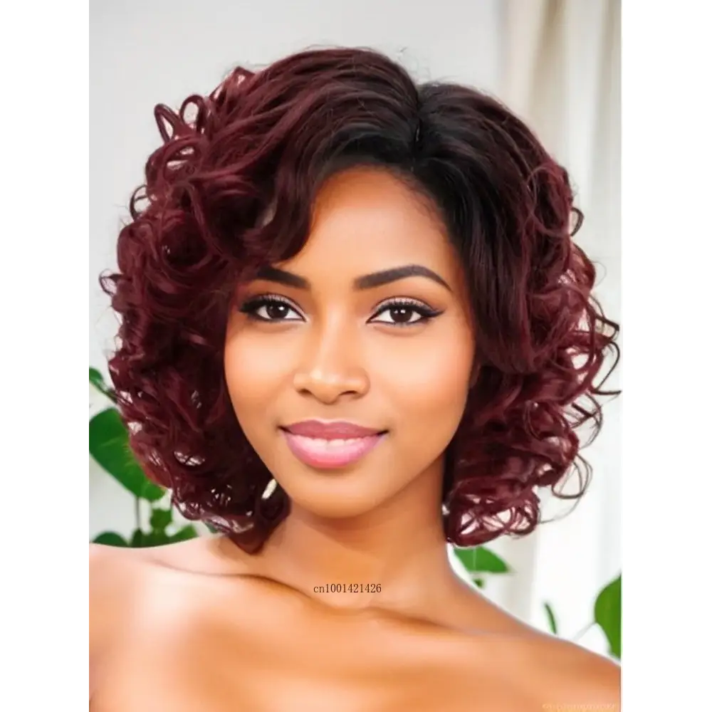 New Arrivals: Stylish Afro Curly Wigs for Your Unique Look - Ombre Auburn