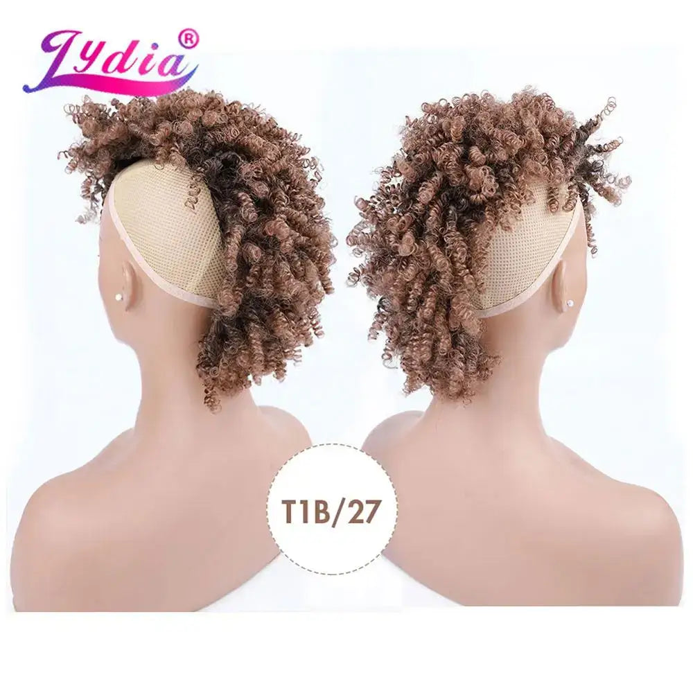 New Arrivals: Stylish Lydia Synthetic Afro Kinky Curly Options - T1B/27