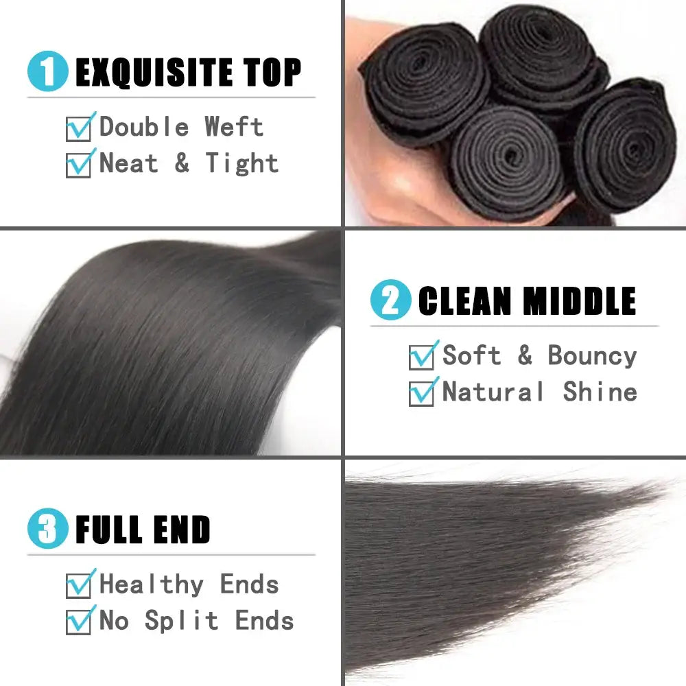 New Arrivals: Synthetic Long Straight Hair Bundles at Queen Afro