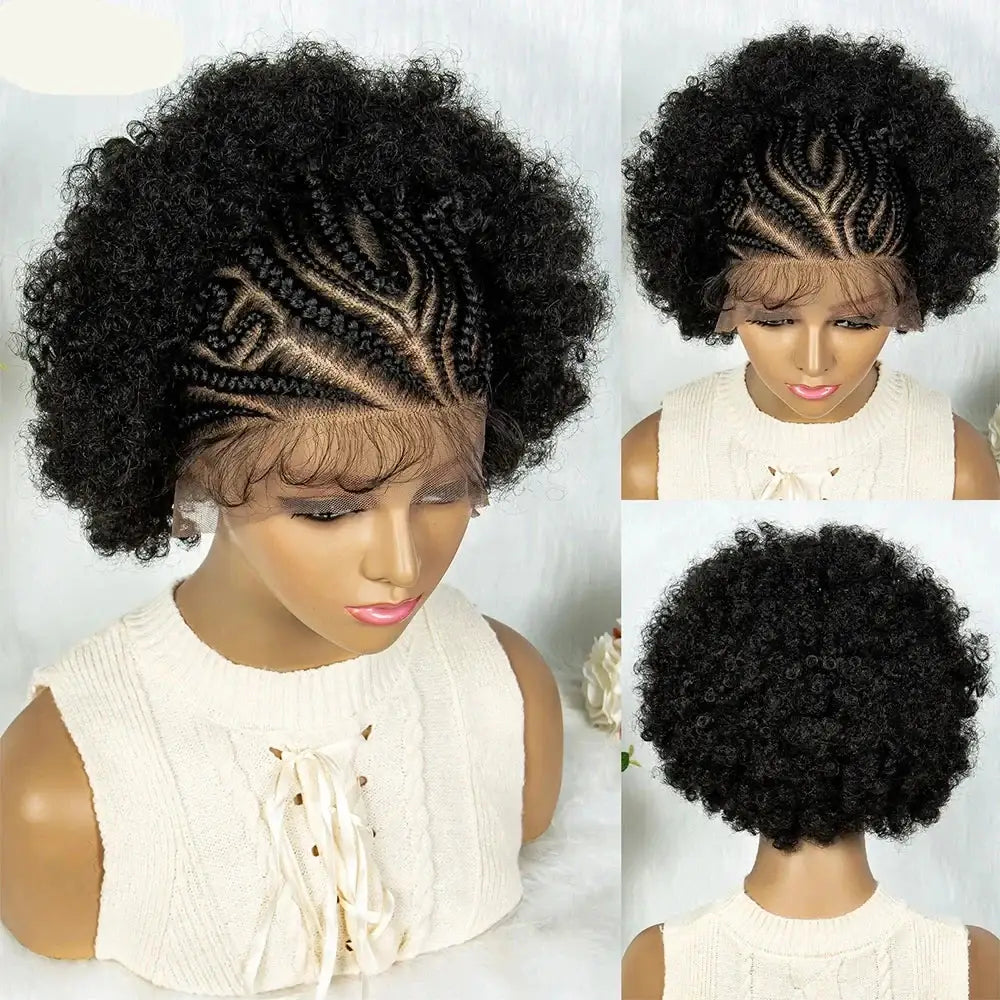 New Arrivals: Trendy Braided Wigs Free from Harmful Chemicals - Style A / 10inches