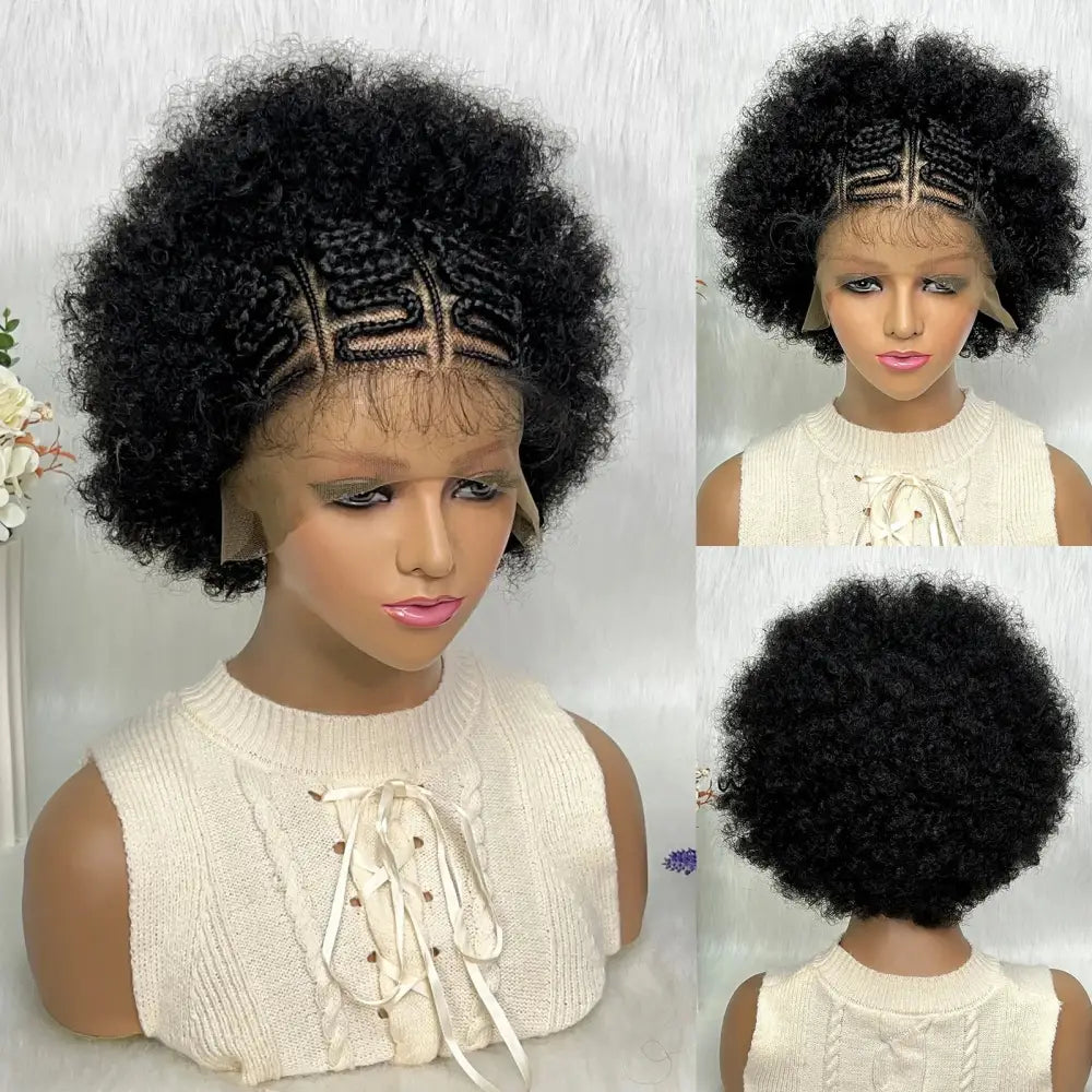 New Arrivals: Trendy Braided Wigs Free from Harmful Chemicals - Style B / 10inches