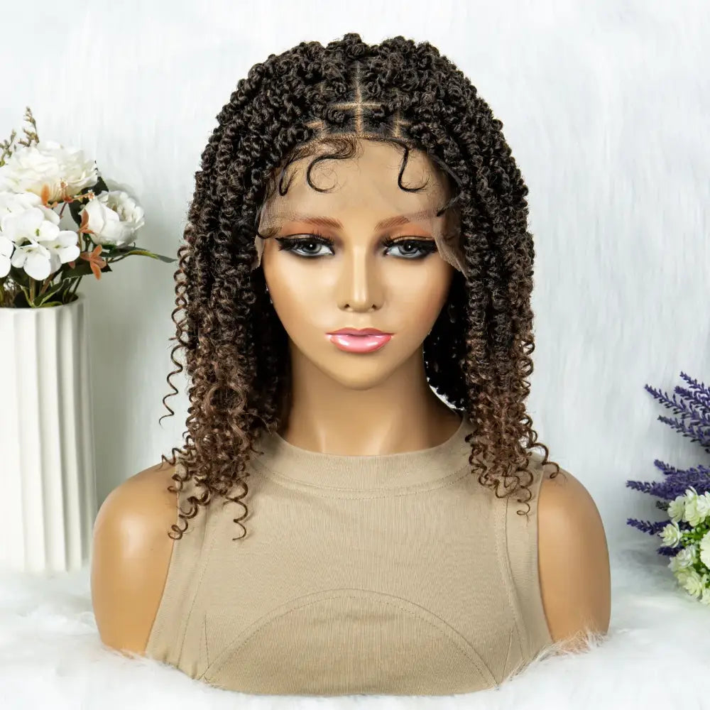 New Arrivals: Trendy Butterfly Locs Wigs and More in Synthetic Lace - 1B30 / 14inches