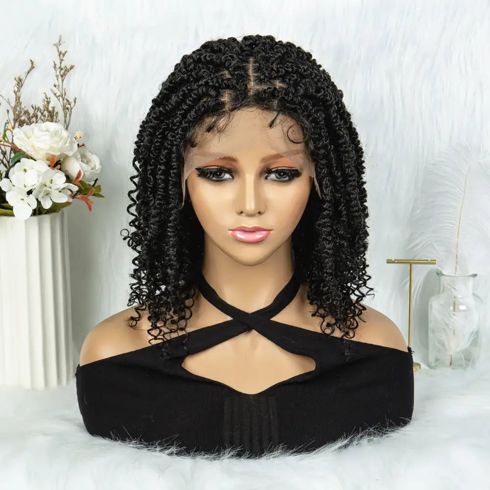 New Arrivals: Trendy Butterfly Locs Wigs and More in Synthetic Lace - 1B / 14inches