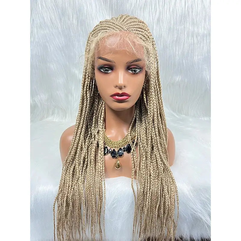 New Arrivals: Trendy Cornrow Box Braided Wigs at Queen Afro - 27-613 / 24inches