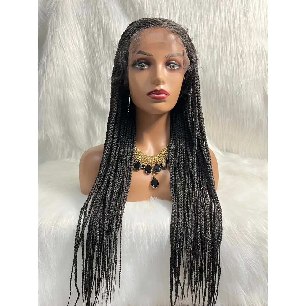 New Arrivals: Trendy Cornrow Box Braided Wigs at Queen Afro