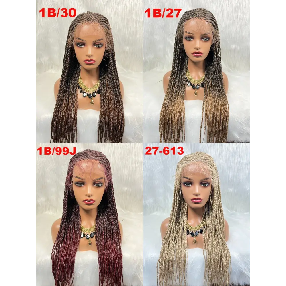 New Arrivals: Trendy Cornrow Box Braided Wigs at Queen Afro