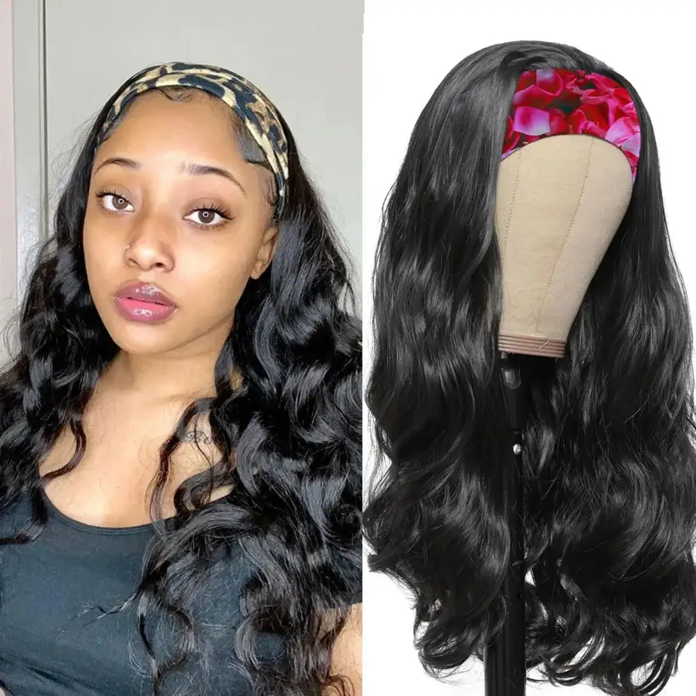 New Arrivals: Trendy Headband Wigs and Long Body Wave Styles - Natural Color / 28inches