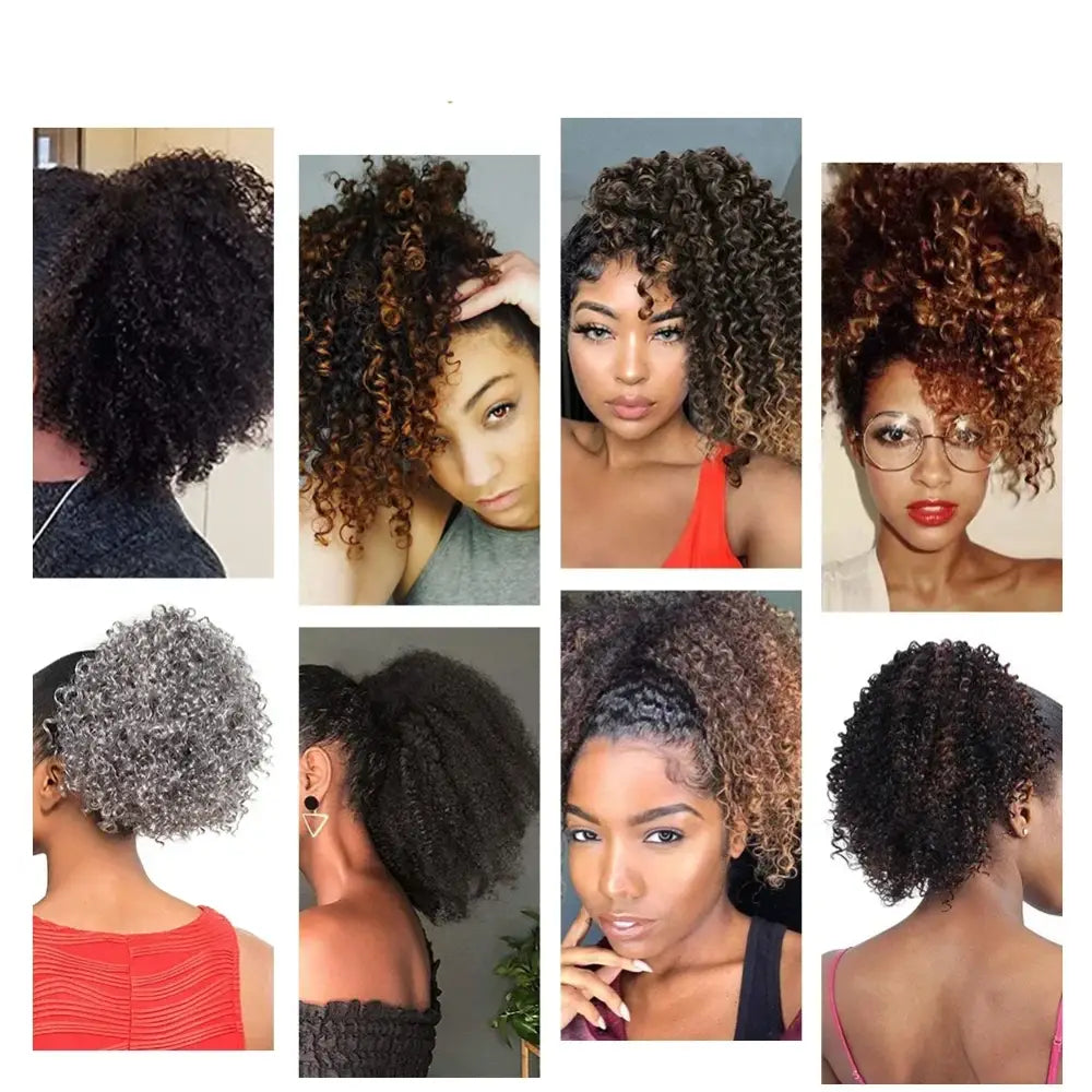 New Arrivals: Trendy Ponytail Extensions and Afro Puff Drawstrings