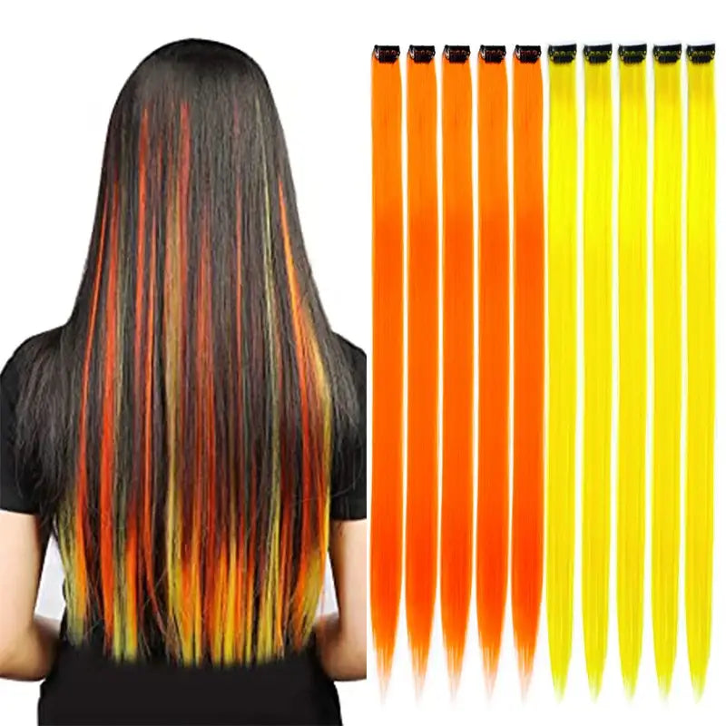 New Arrivals: Trendy Straight Colored Clip-In Hair Extensions - #130 / 22INCHES