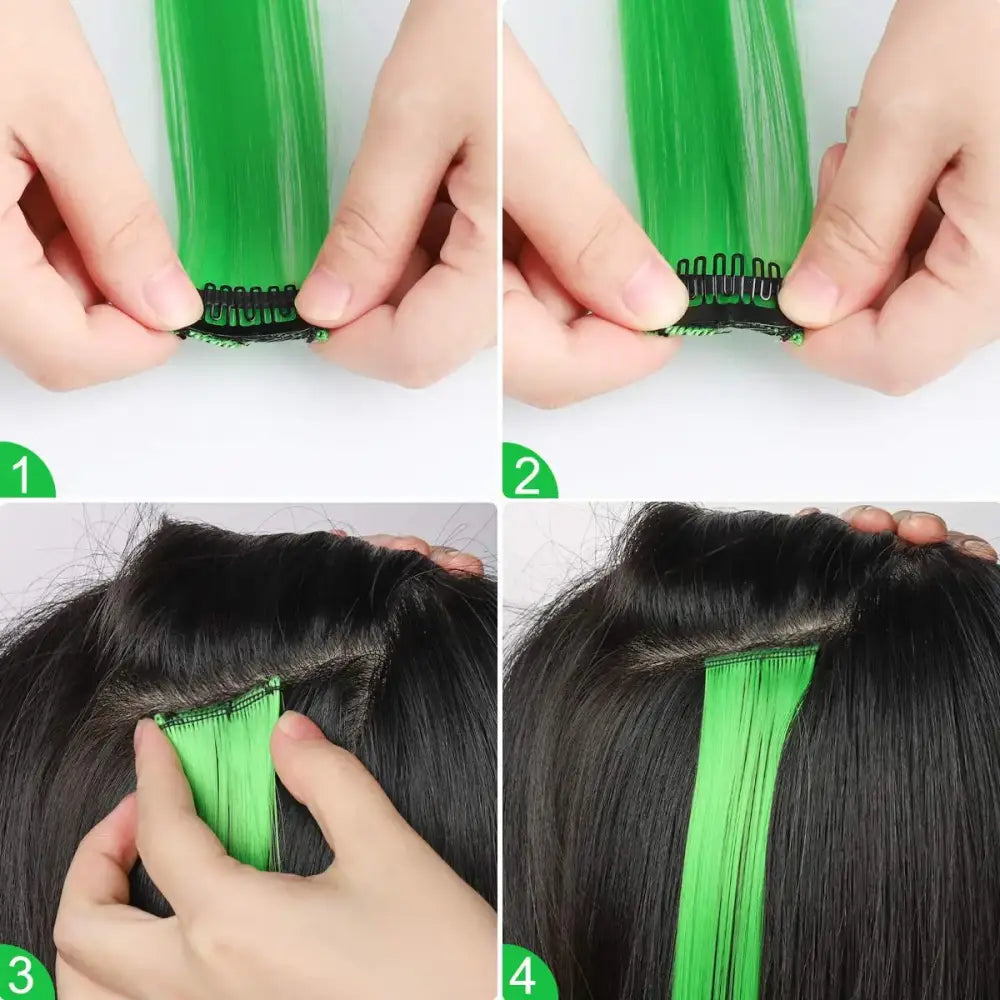 New Arrivals: Trendy Straight Colored Clip-In Hair Extensions