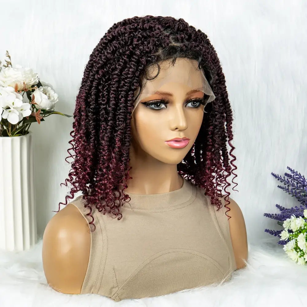 New Arrivals: Trendy Synthetic Butterfly Locs Wigs for Your Wardrobe - 1BBUG / 14inches