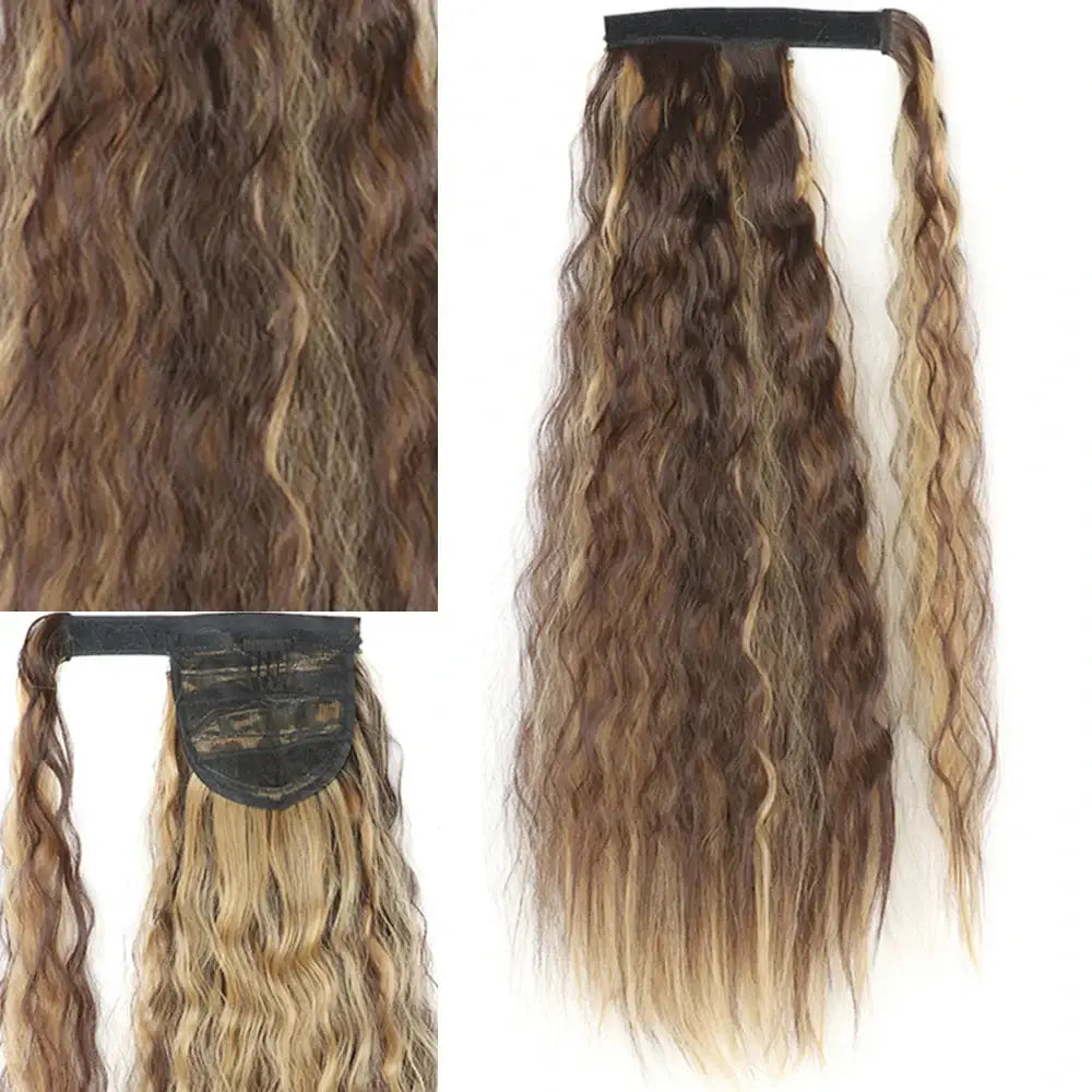 New Arrivals: Trendy Synthetic Corn Wavy Styles for Every Look - Q19-4H27 / 22INCHES