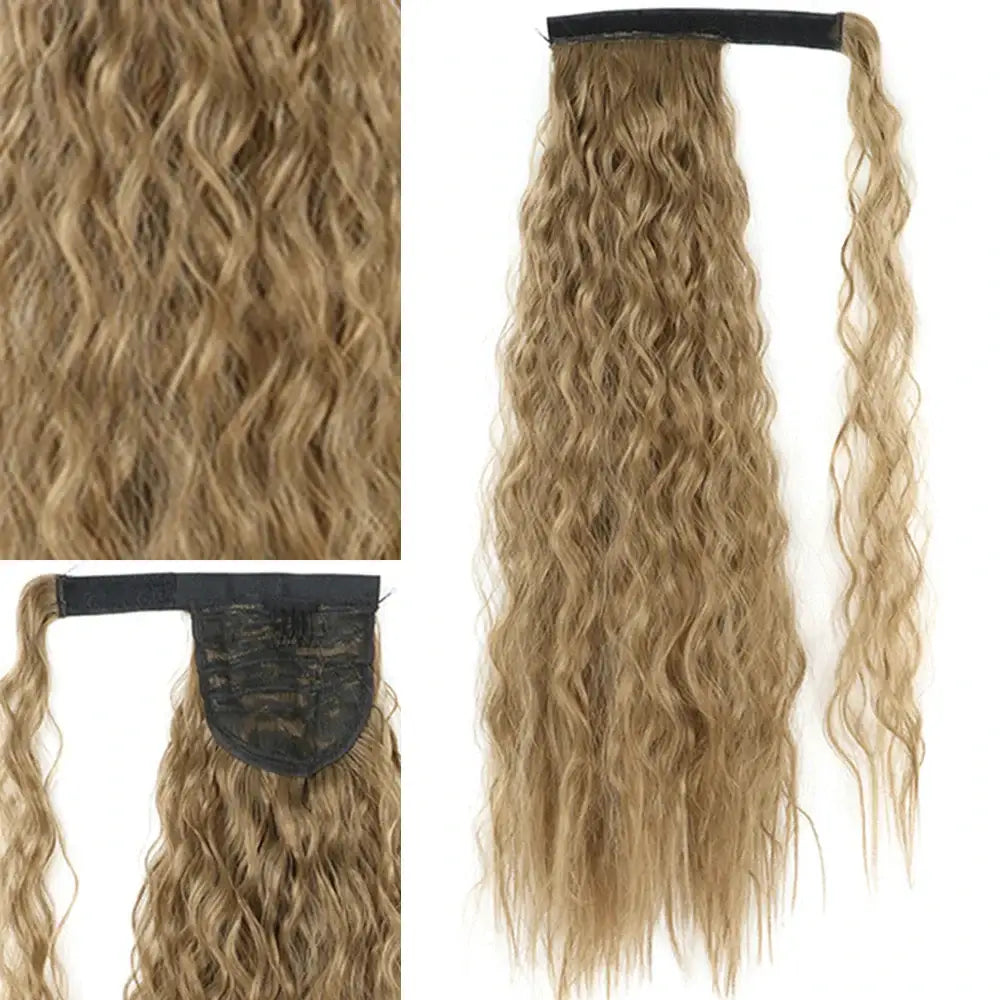 New Arrivals: Trendy Synthetic Corn Wavy Styles for Every Look - Q19-12-24 / 22INCHES