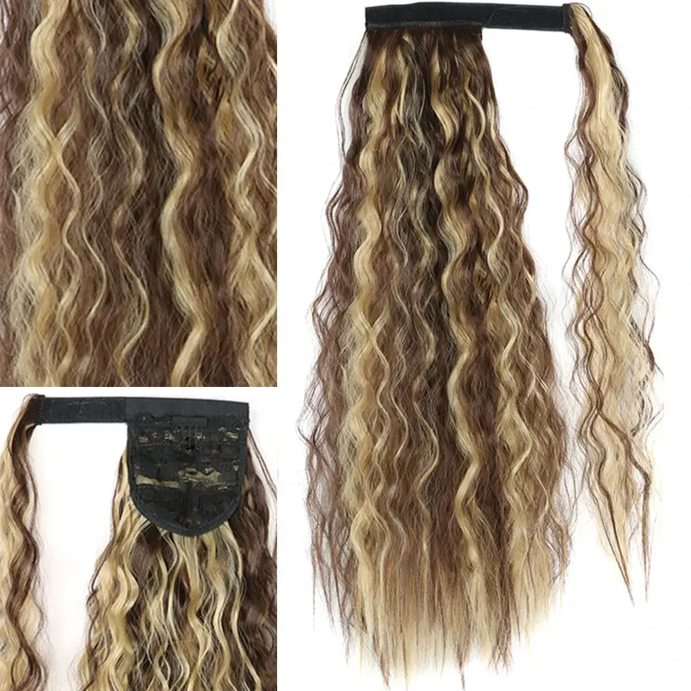 New Arrivals: Trendy Synthetic Corn Wavy Styles for Every Look - Q19-86H10 / 22INCHES