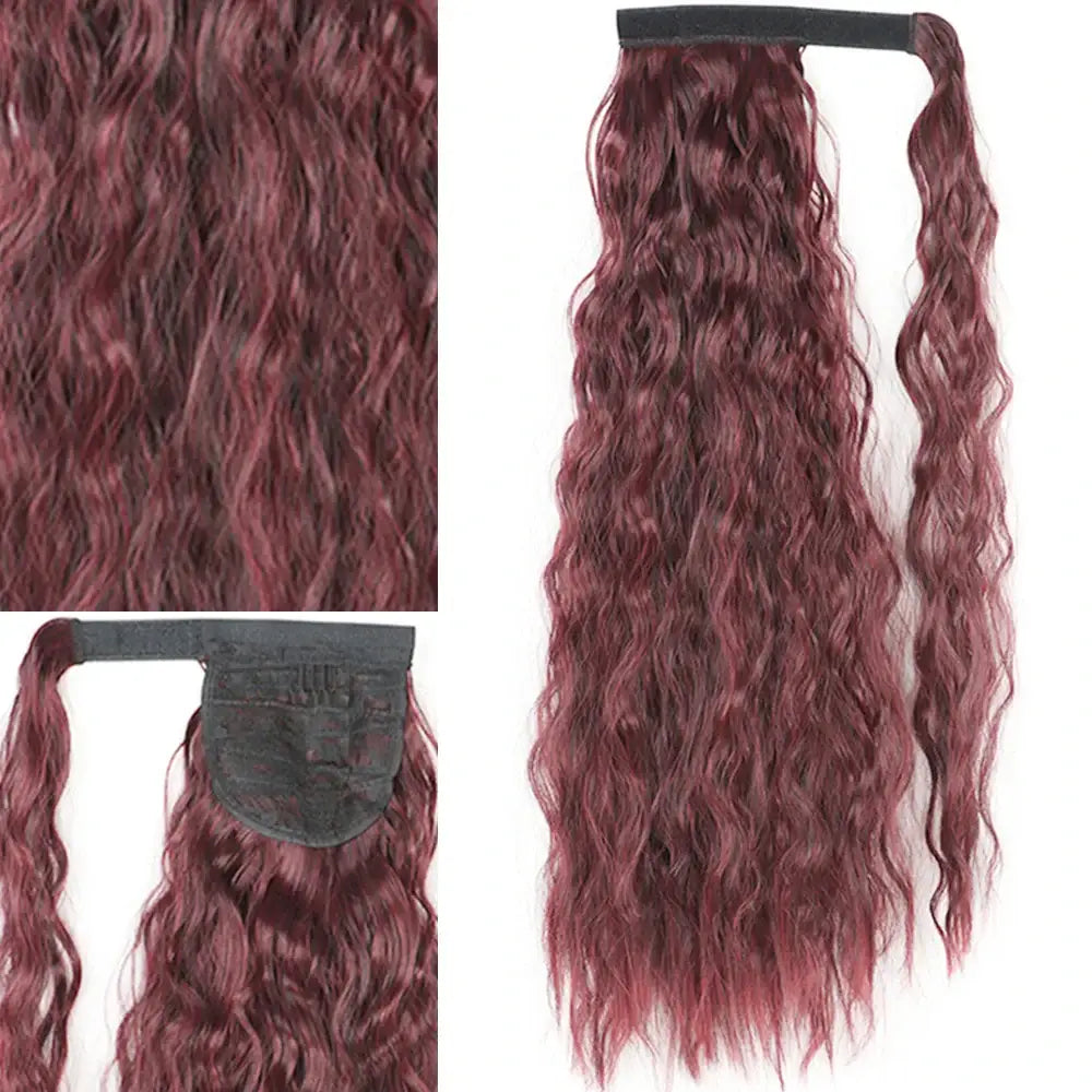 New Arrivals: Trendy Synthetic Corn Wavy Styles for Every Look - Q19-1B-BUG / 22INCHES