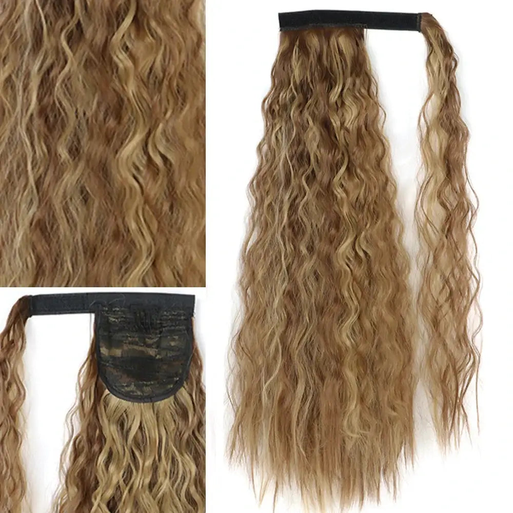 New Arrivals: Trendy Synthetic Corn Wavy Styles for Every Look - Q19-12H24 / 22INCHES