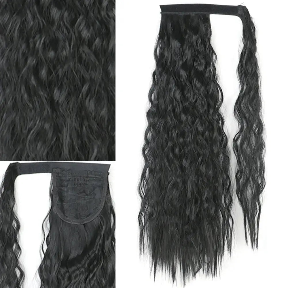 New Arrivals: Trendy Synthetic Corn Wavy Styles for Every Look - Q19-1 / 22INCHES