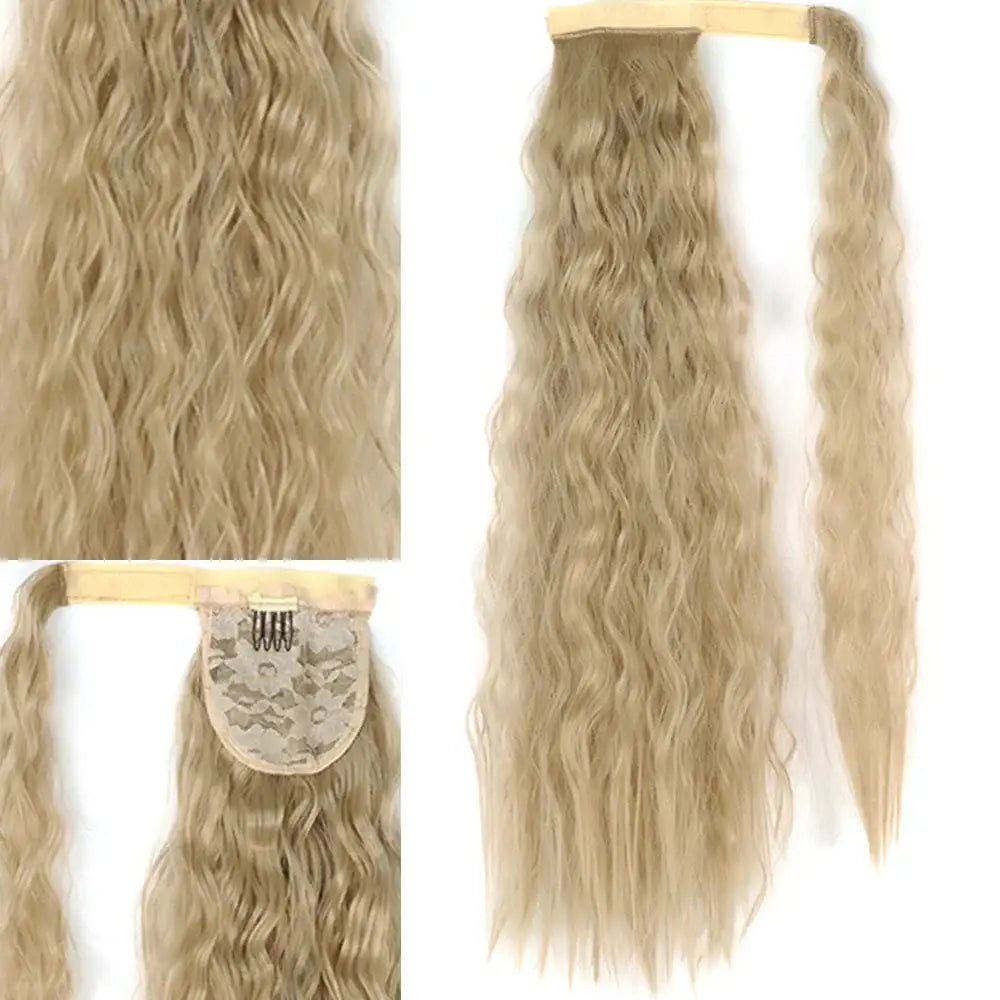 New Arrivals: Trendy Synthetic Corn Wavy Styles for Every Look - Q19-16 / 22INCHES