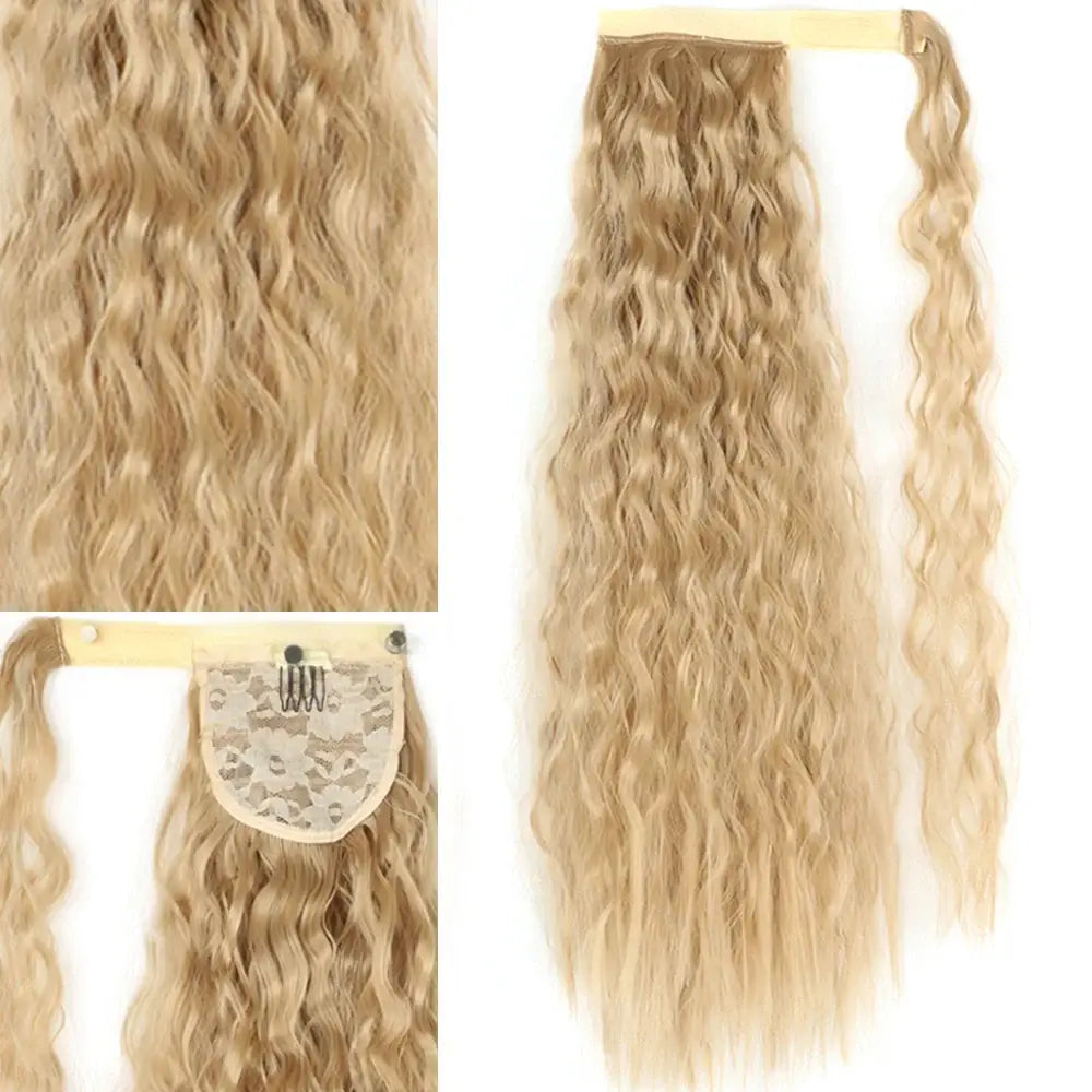 New Arrivals: Trendy Synthetic Corn Wavy Styles for Every Look - Q19-18 / 22INCHES