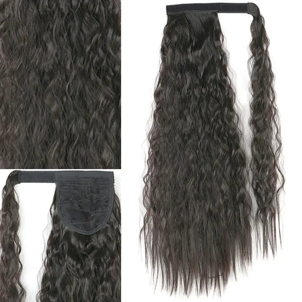 New Arrivals: Trendy Synthetic Corn Wavy Styles for Every Look - Q19-2 / 22INCHES