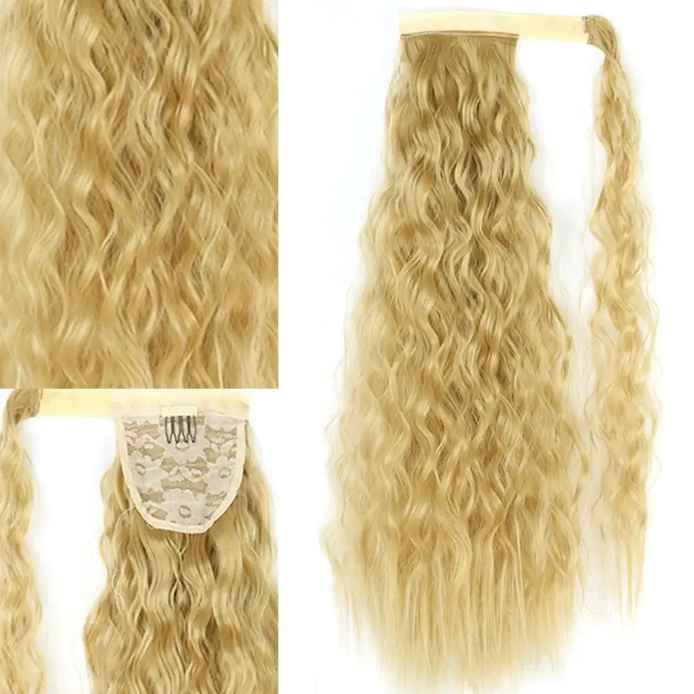 New Arrivals: Trendy Synthetic Corn Wavy Styles for Every Look - Q19-22 / 22INCHES