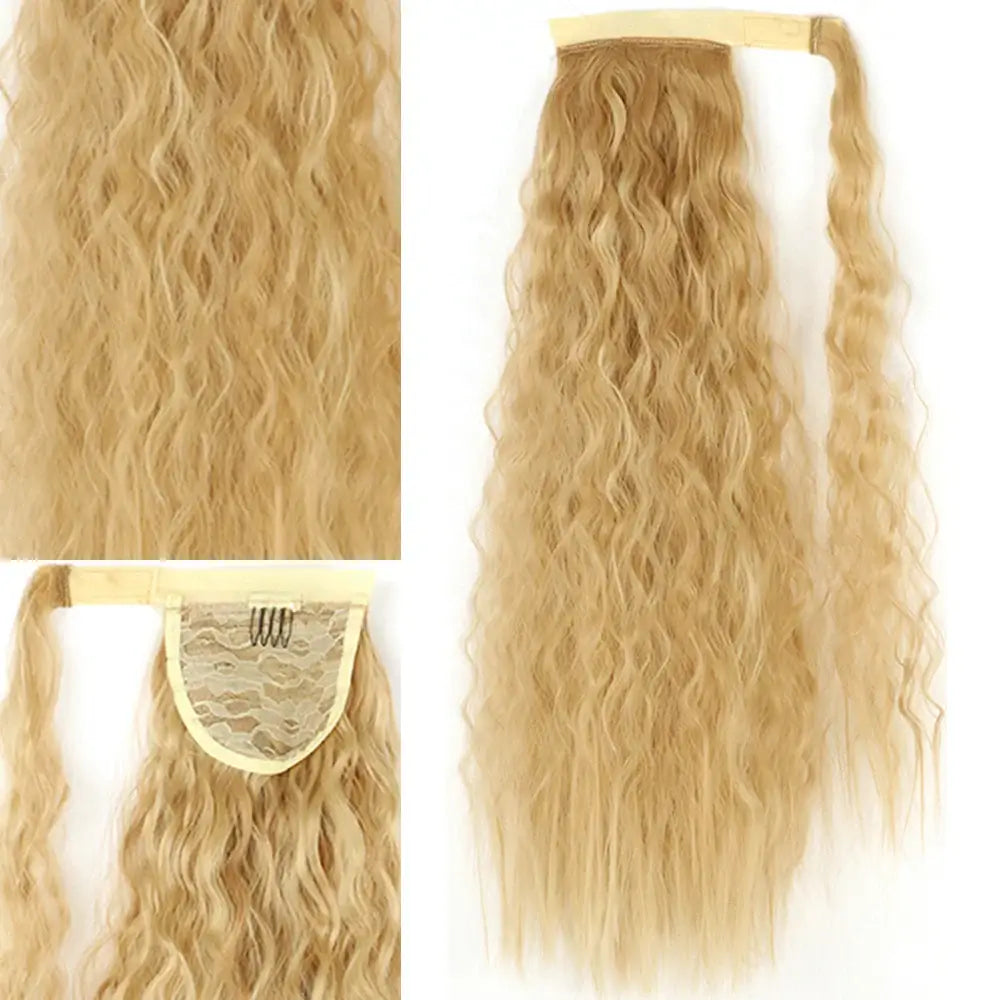 New Arrivals: Trendy Synthetic Corn Wavy Styles for Every Look - Q19-25 / 22INCHES