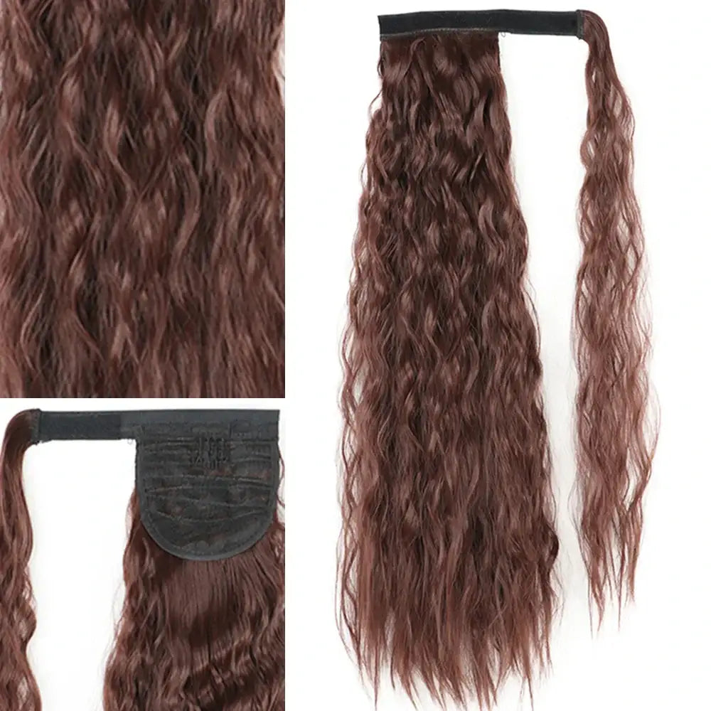 New Arrivals: Trendy Synthetic Corn Wavy Styles for Every Look - Q19-33 / 22INCHES