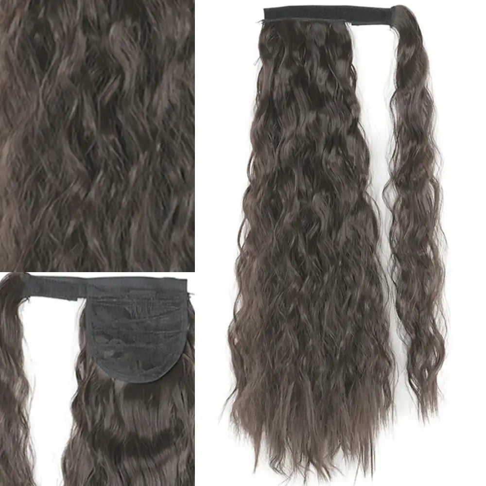 New Arrivals: Trendy Synthetic Corn Wavy Styles for Every Look - Q19-4 / 22INCHES