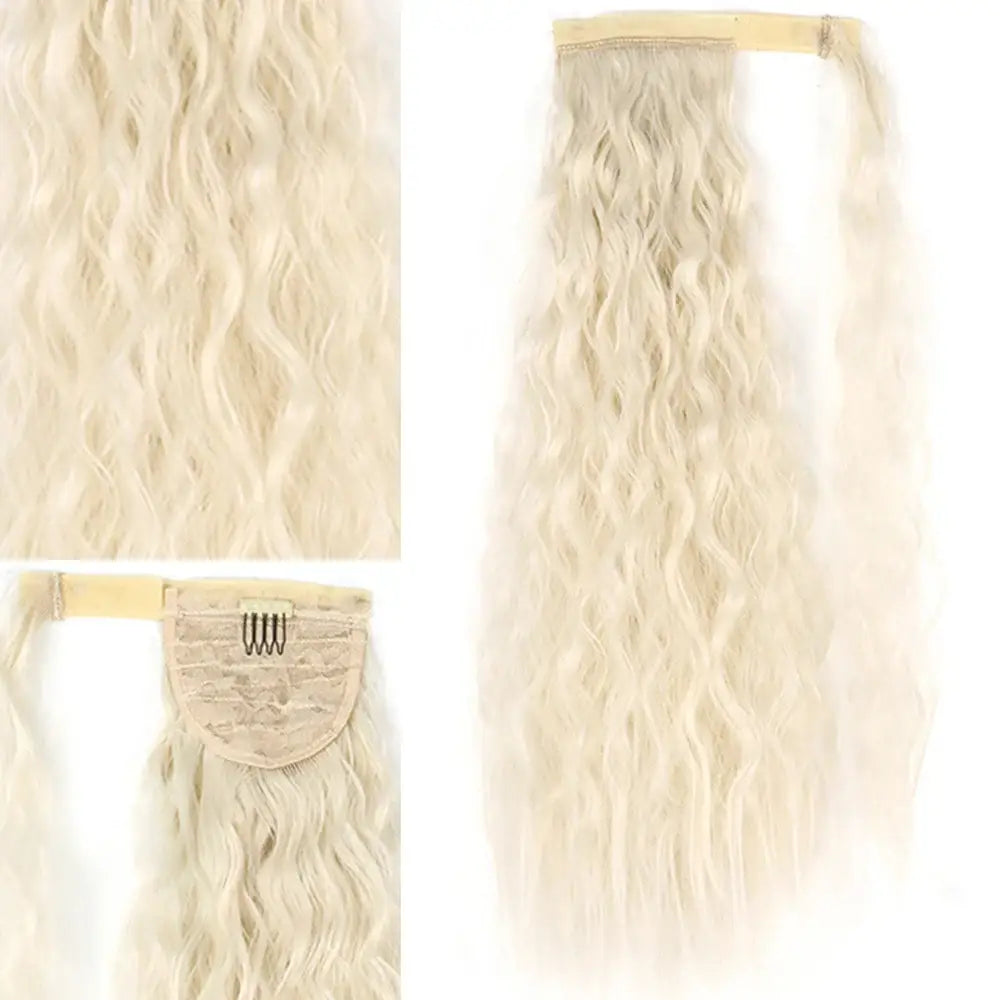 New Arrivals: Trendy Synthetic Corn Wavy Styles for Every Look - Q19-60 / 22INCHES