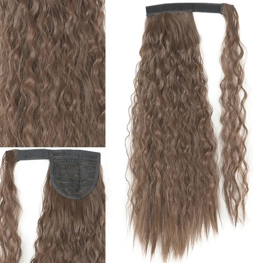 New Arrivals: Trendy Synthetic Corn Wavy Styles for Every Look - Q19-8 / 22INCHES