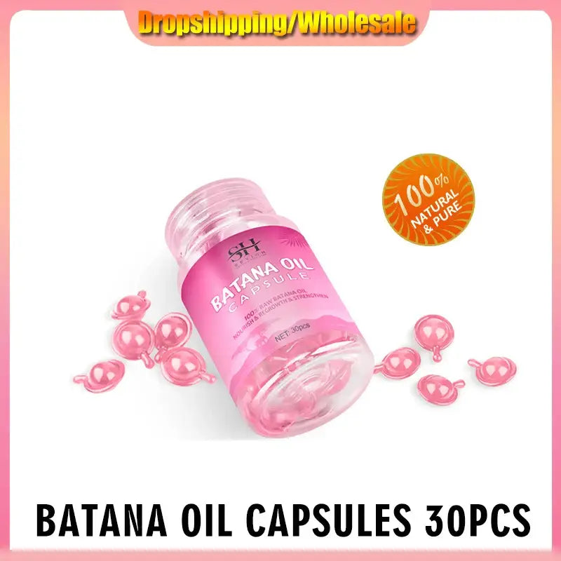 Nourish Your Hair with Batana Oil for Healthy Hair Growth at Queen Afro - Batana capsules 30pc