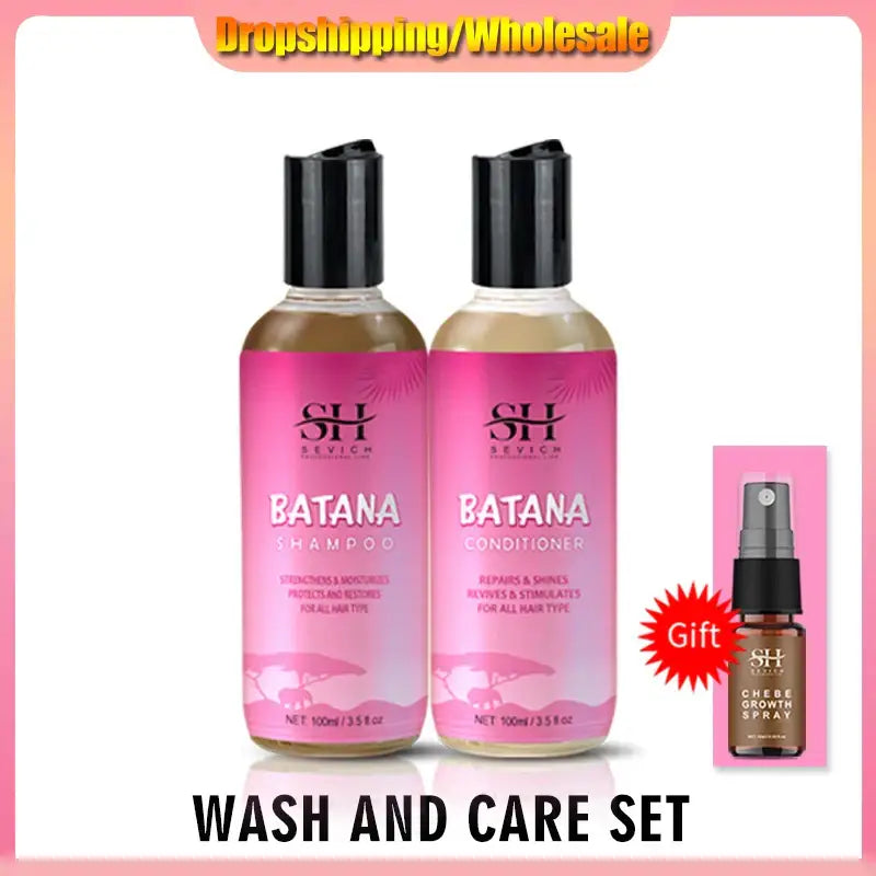 Nourish Your Hair with Batana Oil for Healthy Hair Growth at Queen Afro - Wash care set