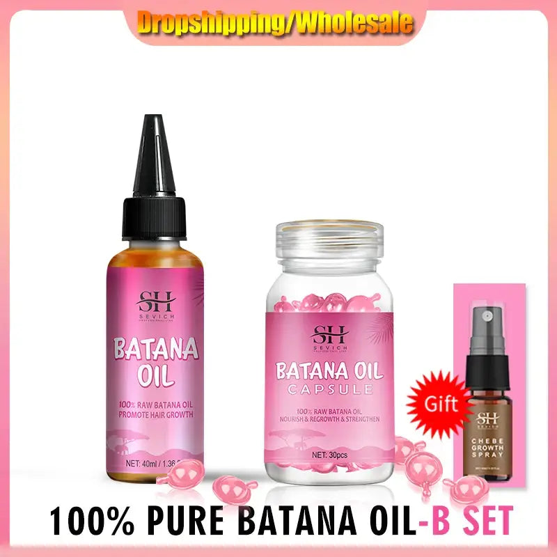 Nourish Your Hair with Batana Oil for Healthy Hair Growth at Queen Afro - B SET