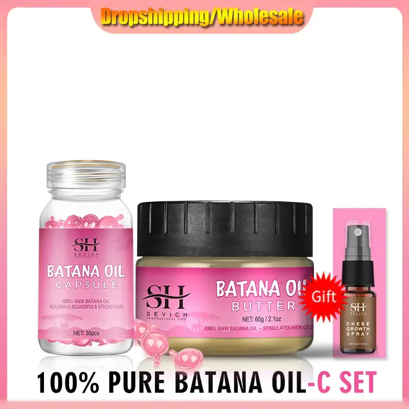 Nourish Your Hair with Batana Oil for Healthy Hair Growth at Queen Afro - C SET