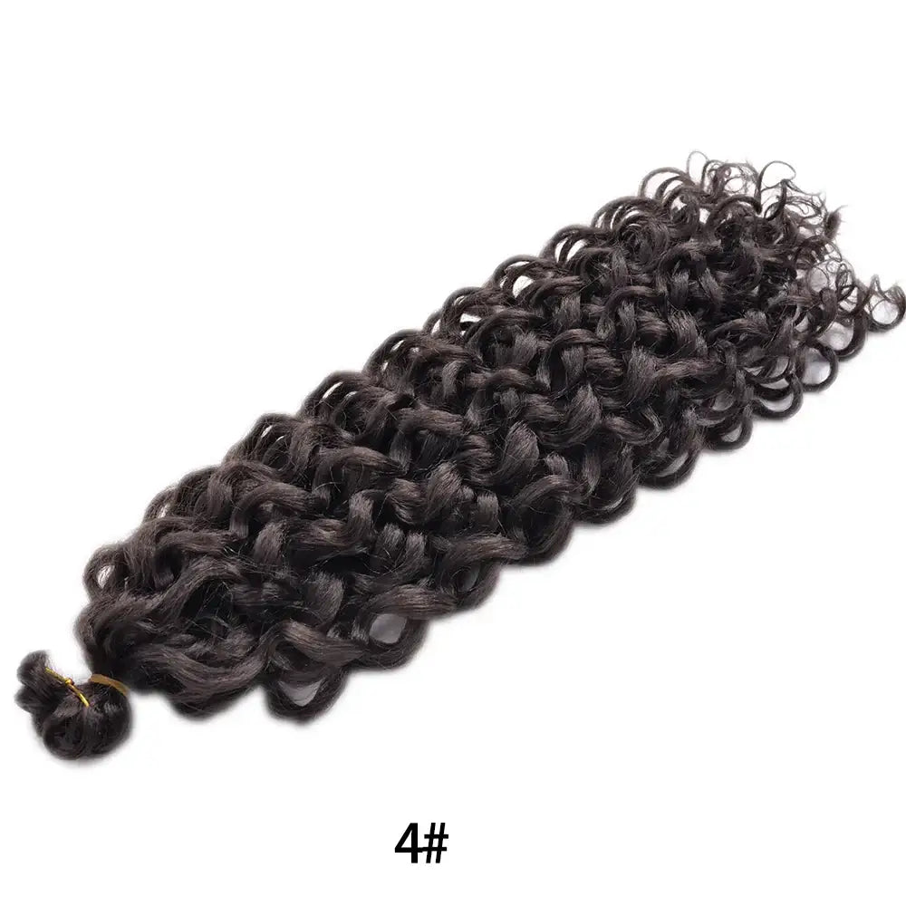 Ombre Deep Wave Hair Extensions for Natural Beauty and Confidence - 4 / 24inches / 3Pcs