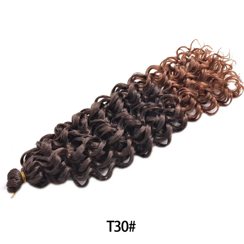 Ombre Deep Wave Hair Extensions for Natural Beauty and Confidence - T30 / 24inches / 1Pc