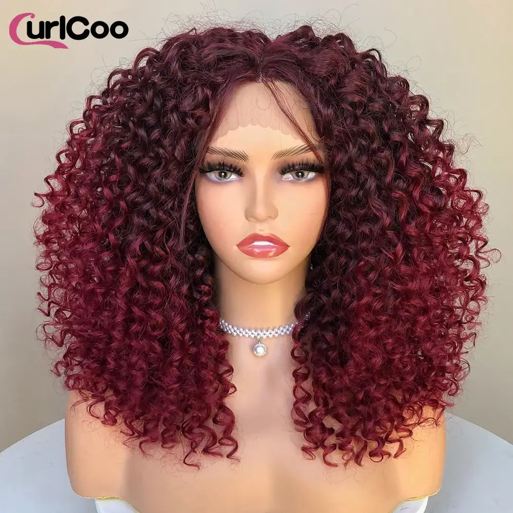 Queen Afro Beauty Essentials: Hair and Skincare for Every Trend - T1B-BUG / 16inches / Lace Front | 150%