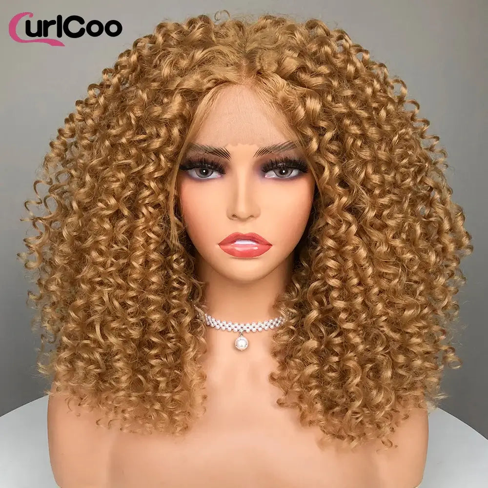 Queen Afro Beauty Essentials: Hair and Skincare for Every Trend - #27 / 16inches / Lace Front | 150%