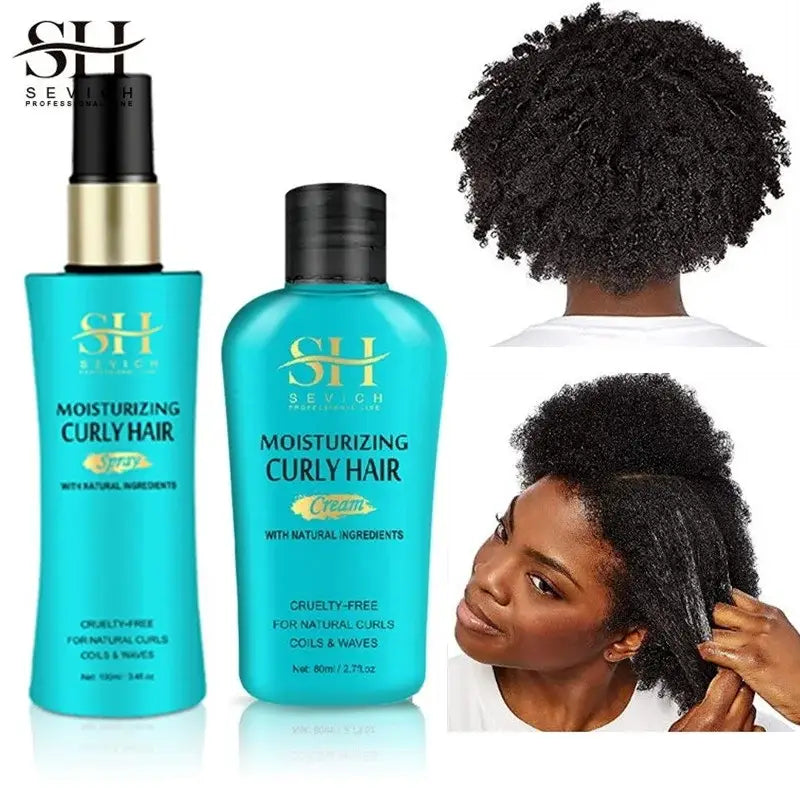 Queen Afro Hair Care Collection: Nourish with Curl Cream and More - S-jfhlzh-100ml-80ml